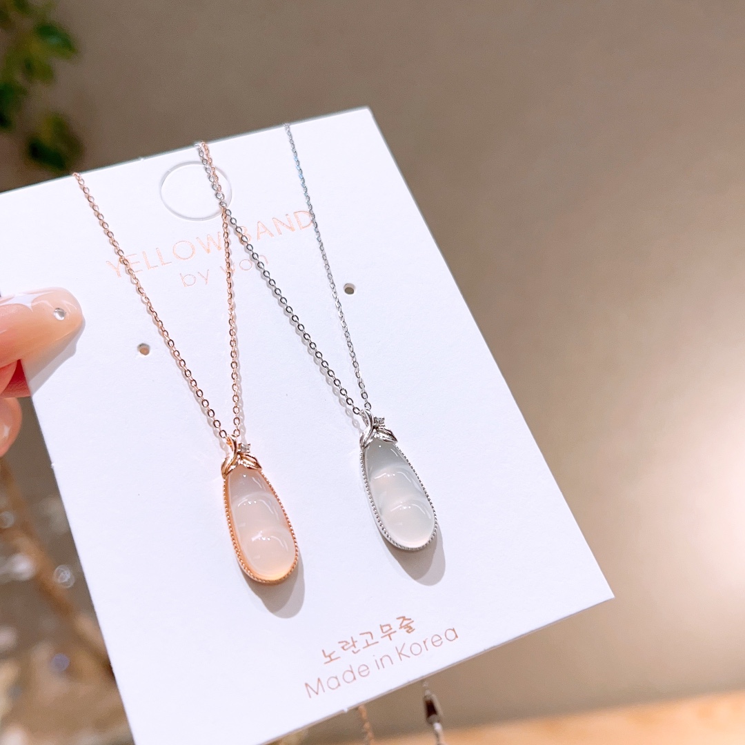 S925 Sterling Silver Necklace Korean Style Everyday Wear Silver