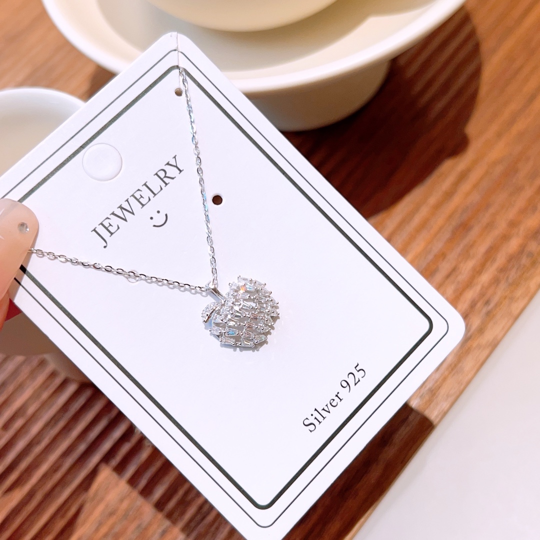 レトロ925シルバーネックレスシルバー 卒業