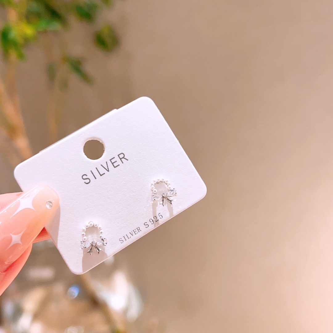 レトロニッケル無添加銀イヤリングシルバー 親友へのプレゼント