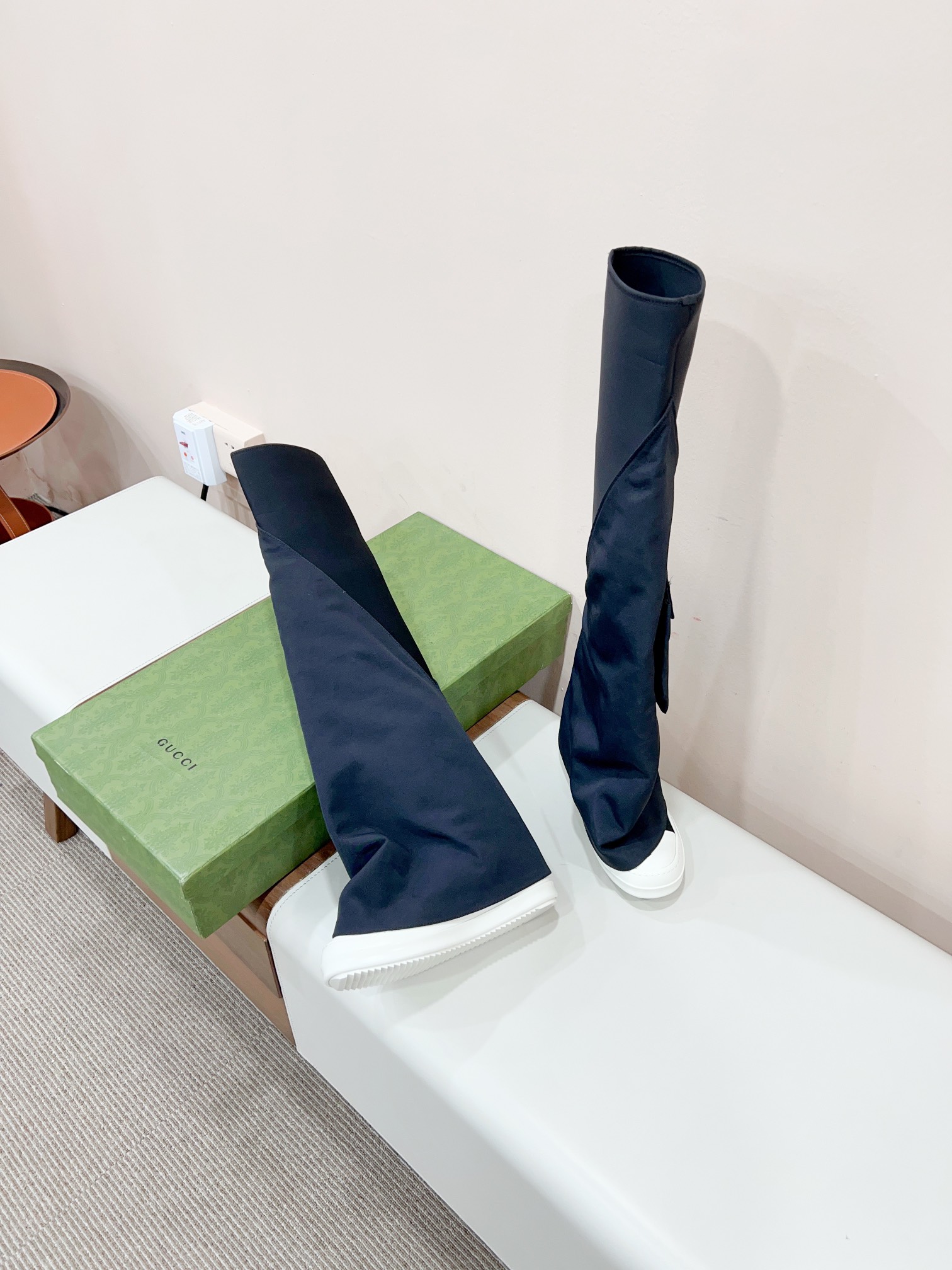 Rick Owens 2023 SS Certified: DRKSHDW Sole-Source Crotch Boots Available in Size 35-40 - 图片 2
