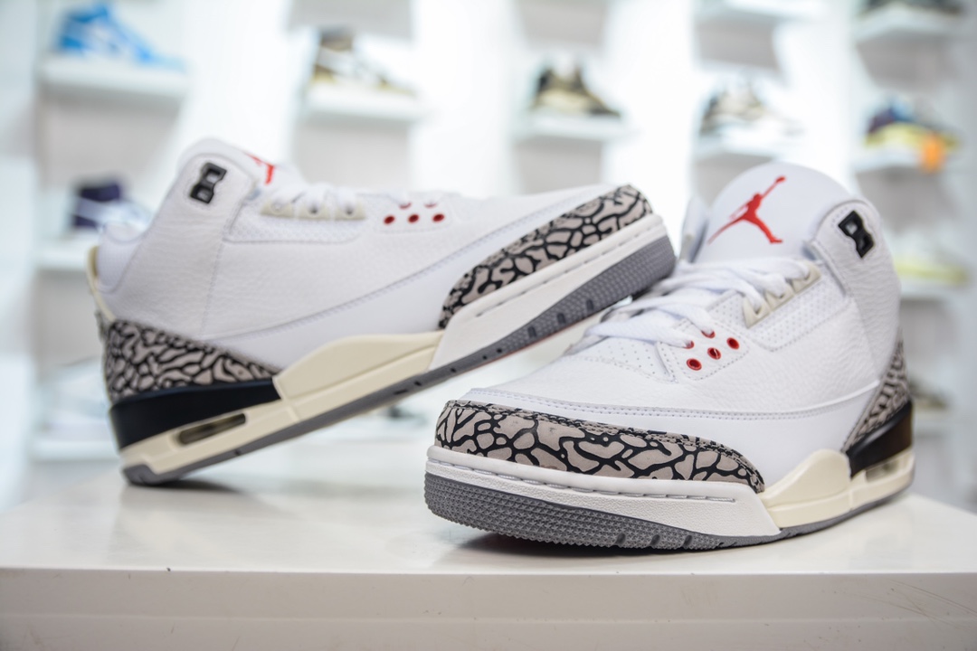 Air Jordan AJ3 Retro Old White Cement DN3707-100