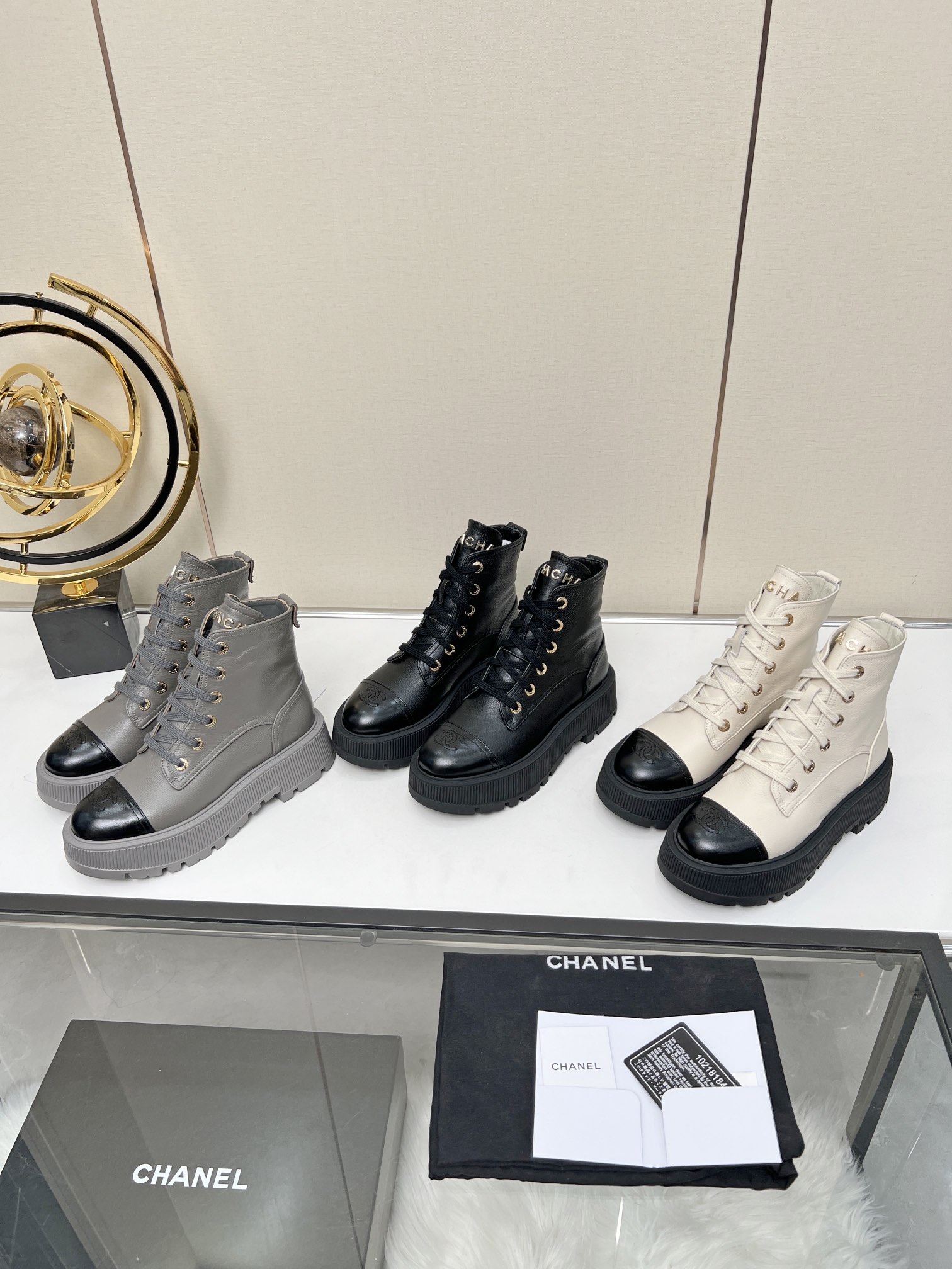 NO:650080,2025 Chanel autumn and winter new thick-soled Martin boots 35-43., boots, chanel, boots198609092025香奈儿秋冬新款厚底马丁靴35-43.,靴子,chanel,boots,Women's Shoes