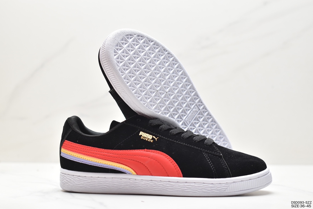 Puma Smash Vulc Leather Low Korean all-match casual leather panel shoes 372873-03