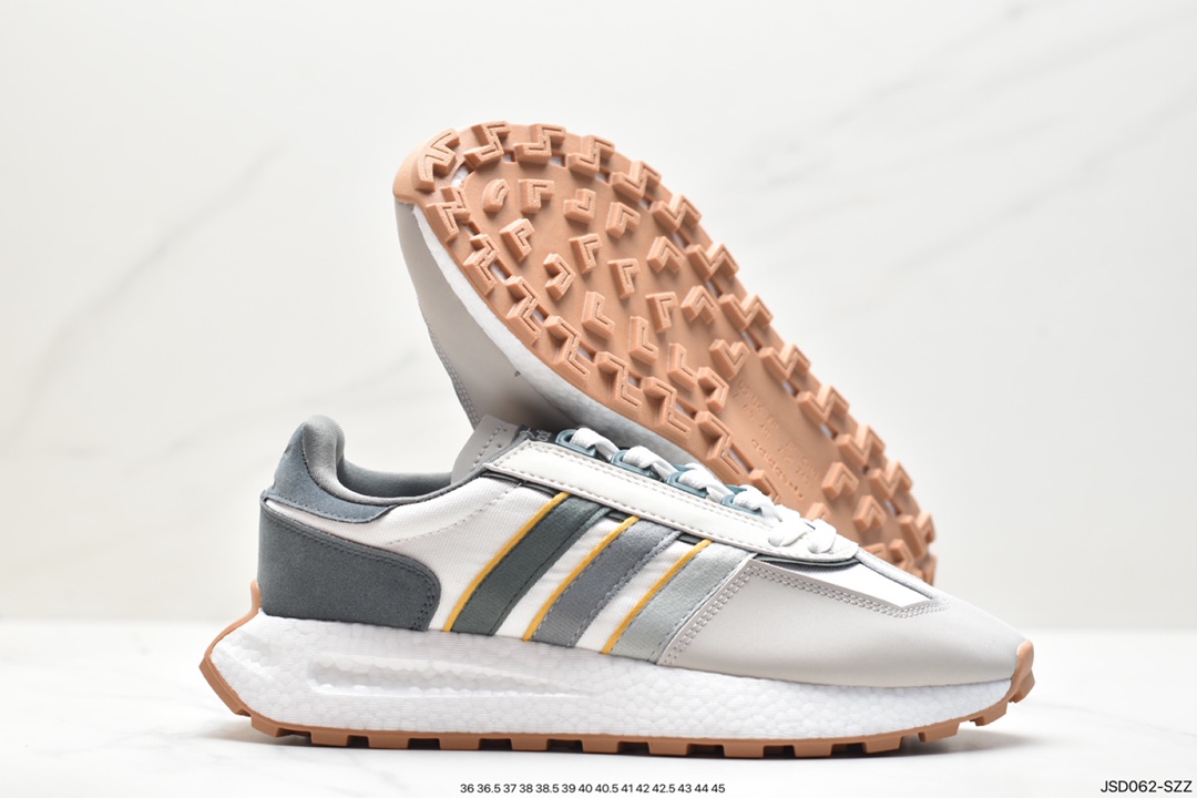 adidas Racing E5 Boost Prototype Speed ??Lightweight Retro Series All-match Breathable Sports Running Shoes IE0499