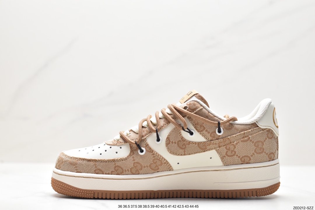 Nike Air Force 1 Low '07 ”Beige Purple” Sacramento Kings City Limited Low-top Air Force One Casual Sneakers BD7700-111