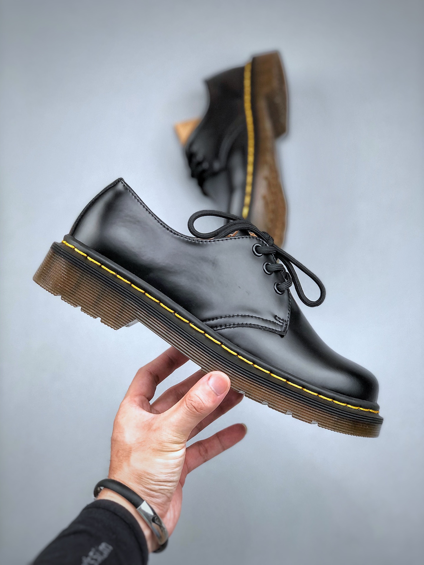 Dr.martens Martin 1461 full motorcycle wiring durable and wear-resistant