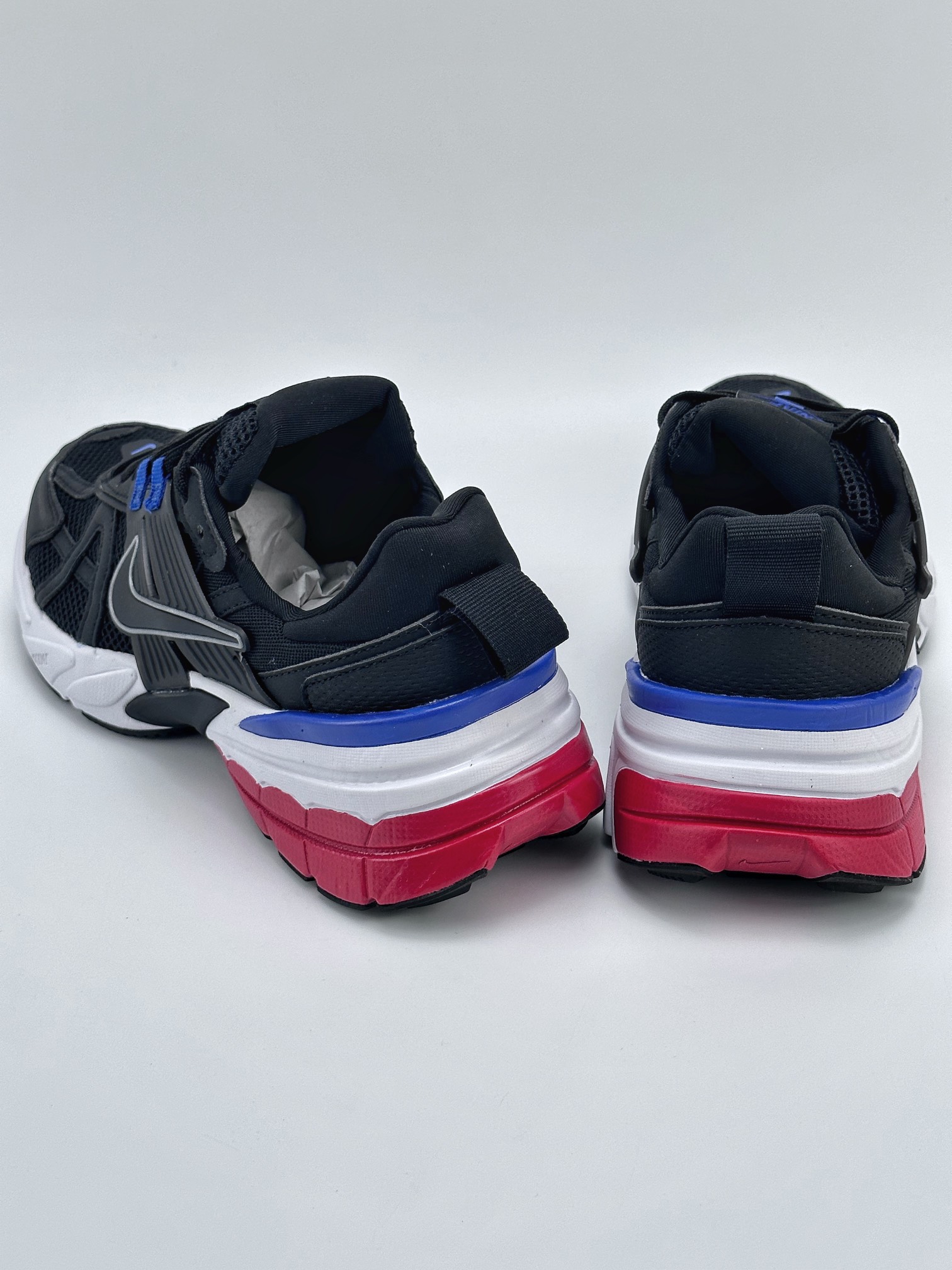 NIKE V2K Runtekk black, blue, red, shock-absorbing, non-slip retro low-top running shoes FD0736-106