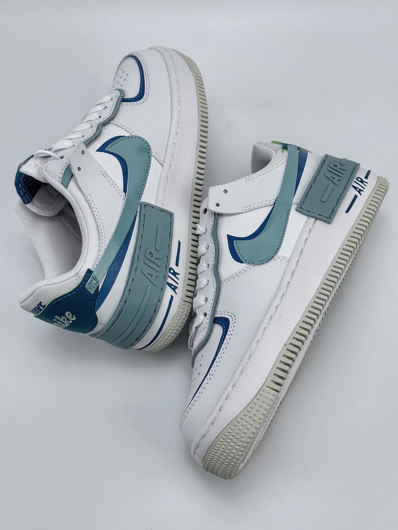 200 Nike Air Force 1 Low Shadow 白青蓝马卡龙 DZ1847-101