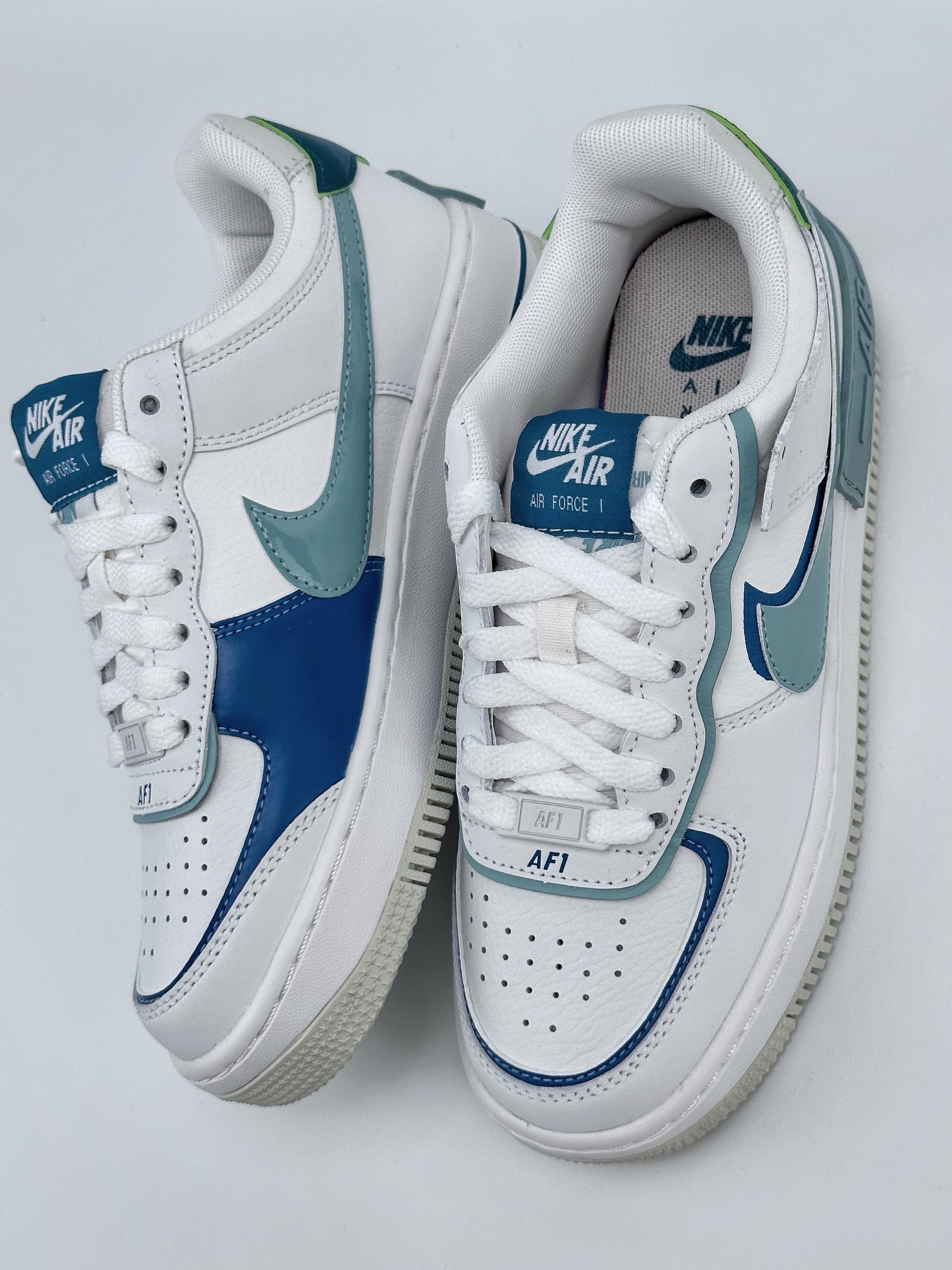 200 Nike Air Force 1 Low Shadow 白青蓝马卡龙 DZ1847-101