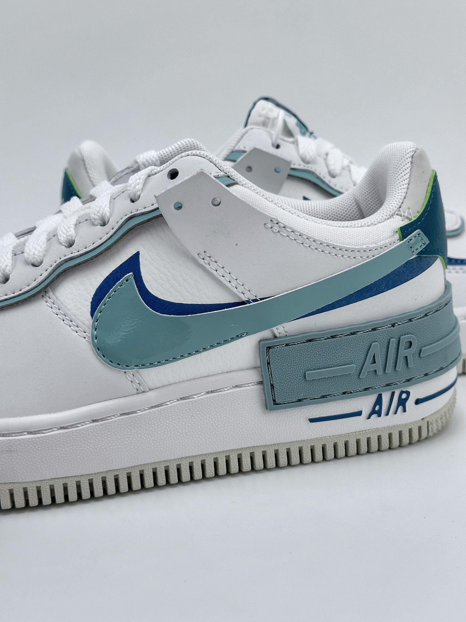 200 Nike Air Force 1 Low Shadow 白青蓝马卡龙 DZ1847-101