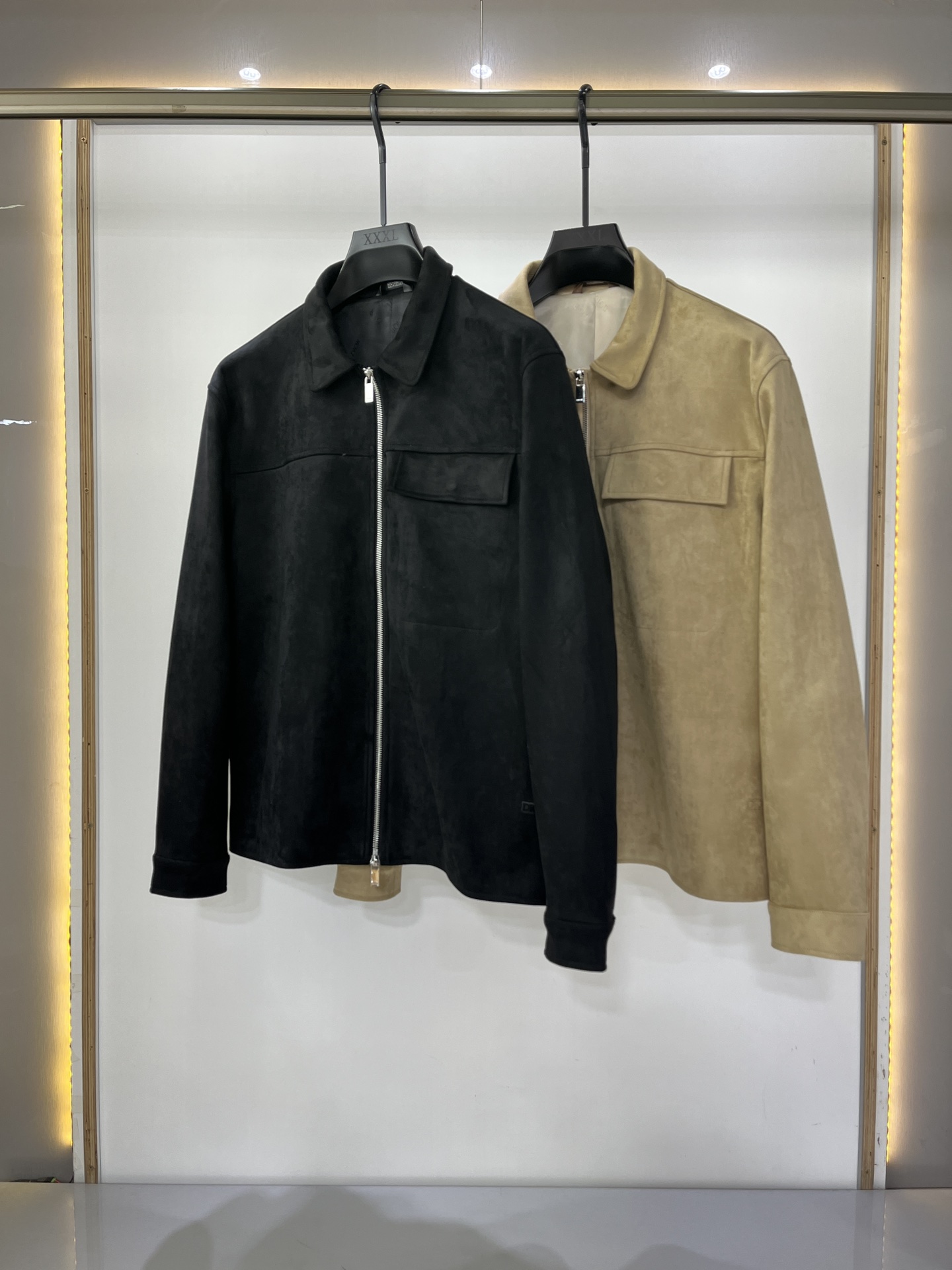 Dior Clothing Shirts & Blouses Beige Black Embroidery Chamois Genuine Leather Fall/Winter Collection