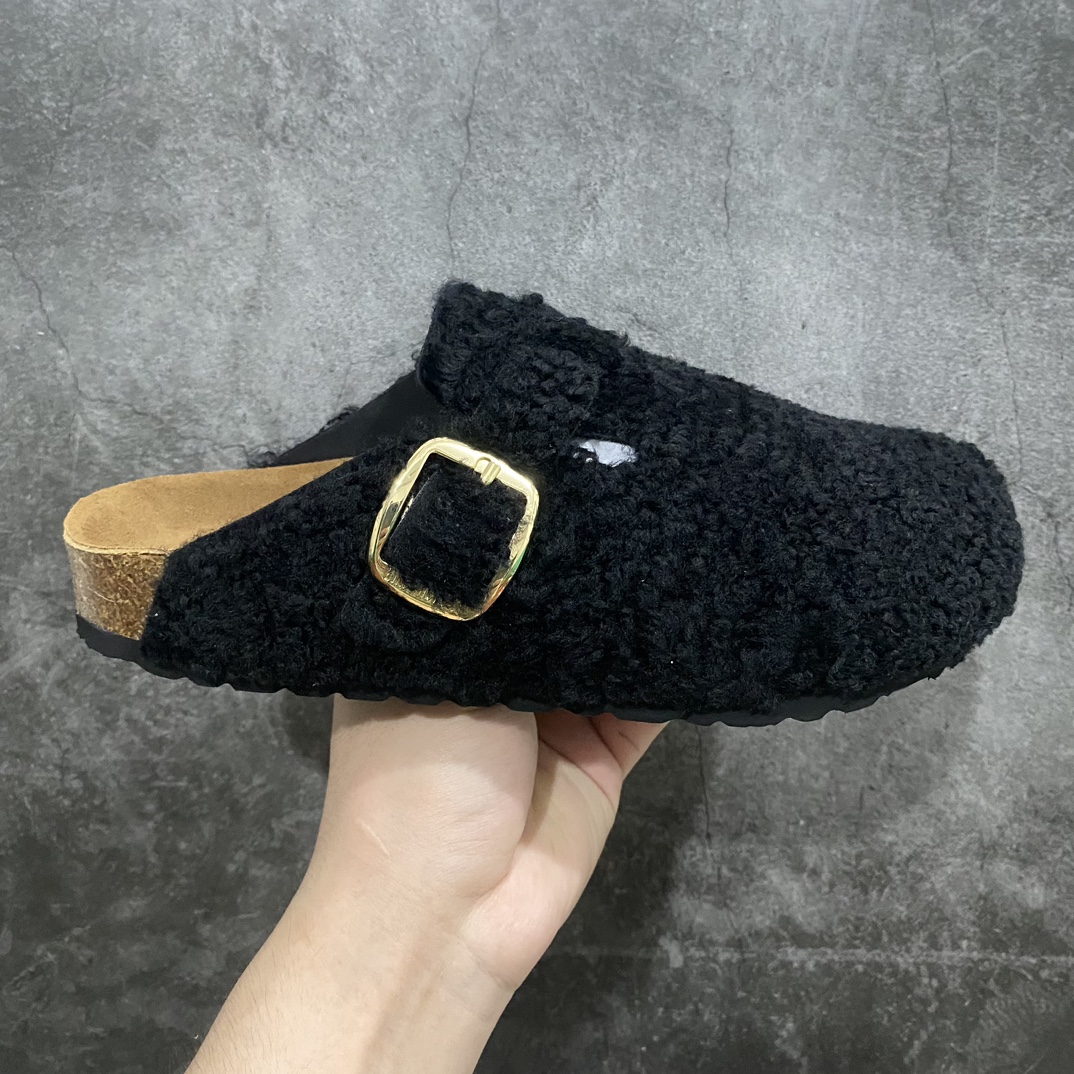 [Guangdong Origin] Birkenstock Birkenstock Half Slip Series Curly Style