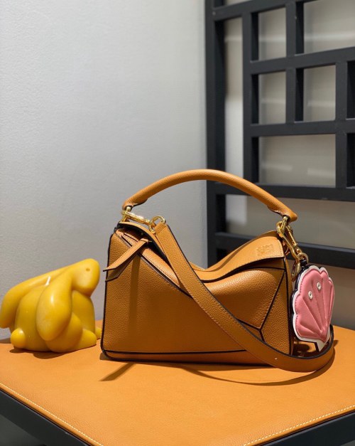 Puzzle Small Leather Shoulder Bag, Top Handle Bag for Women 1 Puzzle Small Leather Shoulder Bag, Top Handle Bag for Women
