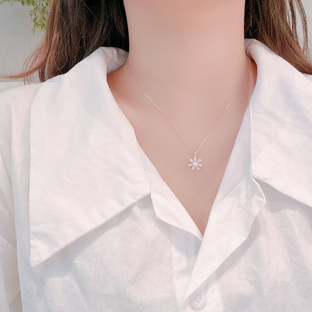 優しい低アレルギー銀ネックレスシルバー ギフト