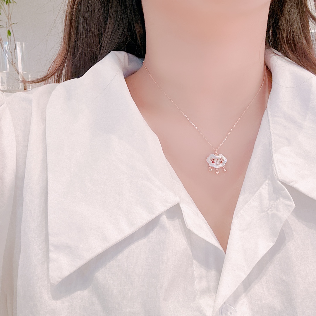 フレッシュ高品質シルバーネックレスシルバー クリスマス