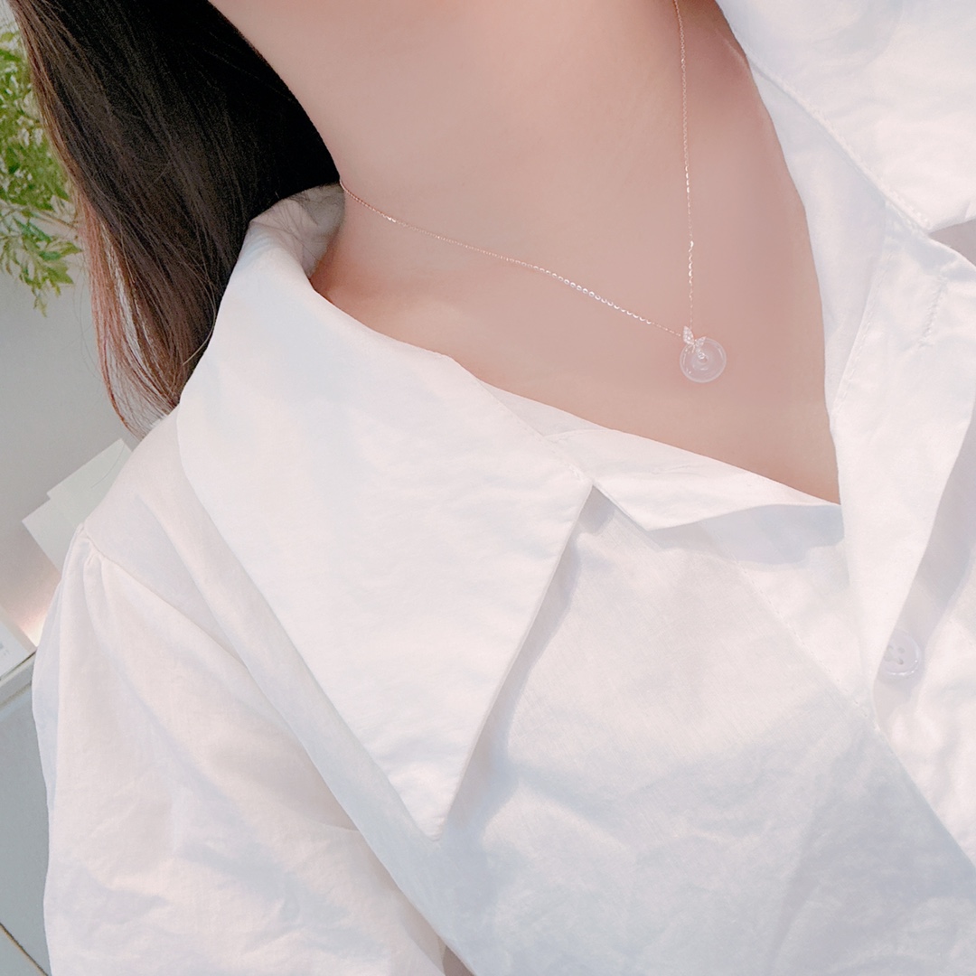 Fine Silver Necklace Pure Graduation Silver