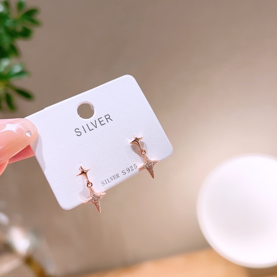 アーティスティックアレルギー対応シルバーイヤリングシルバー クリスマス