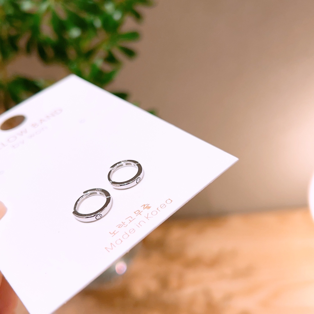 925 Silver Ear Cuffs Artistic Valentine's Day Gold