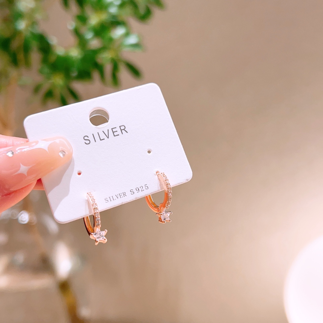 Hypoallergenic Silver Ear Cuffs Delicate Gift for Her Silver