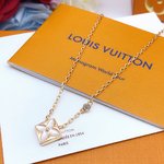 Louis Vuitton Jewelry Necklaces & Pendants Gold Rose Yellow Brass