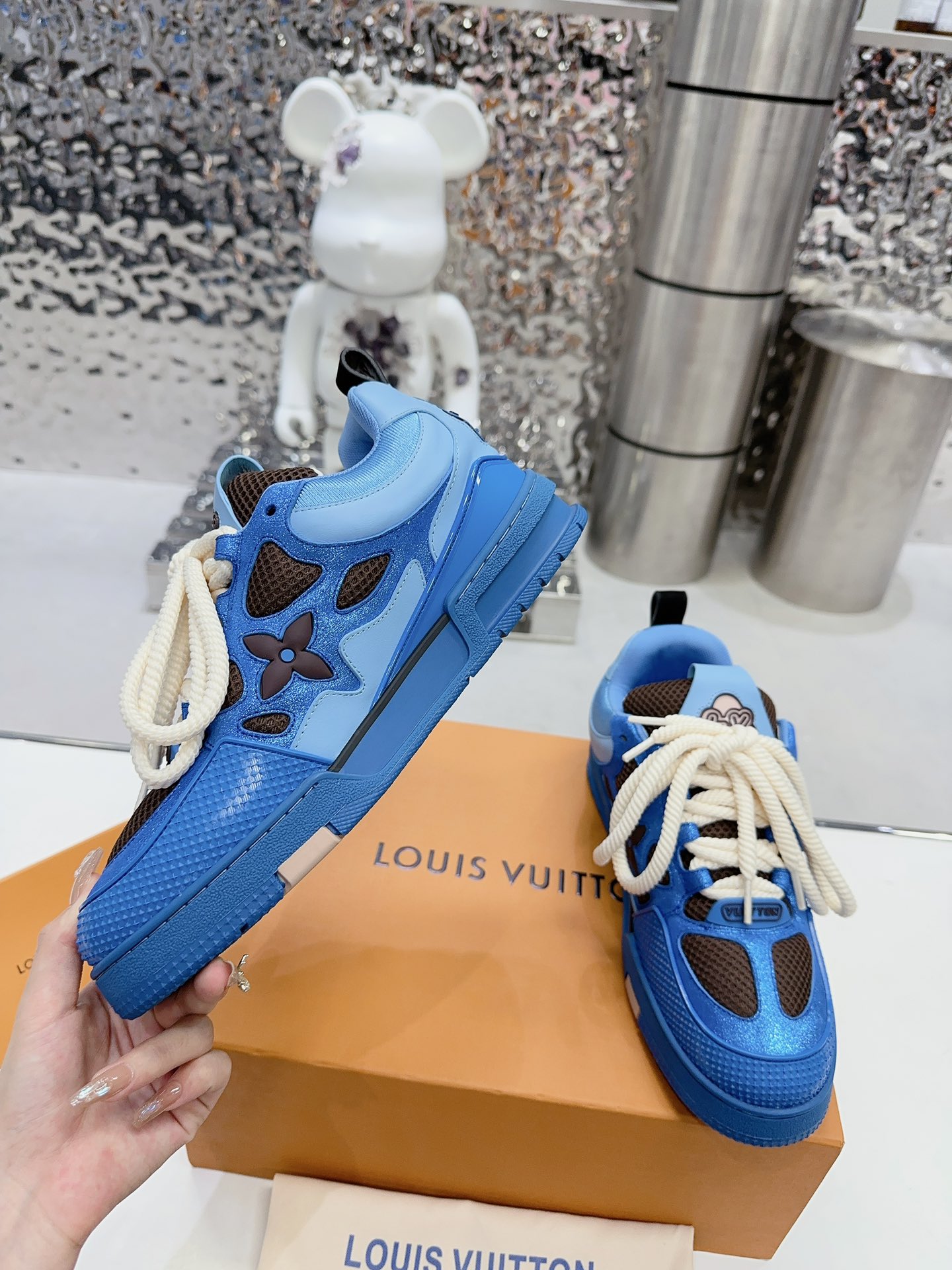 ： 𝙇𝙑 𝟐𝟎𝟐𝟑/𝐒𝐒 𝐧 𝐞𝐰 Louis Vuitton Walking Skateboarding Shoes Explosion, El LOUIS VUITTON T