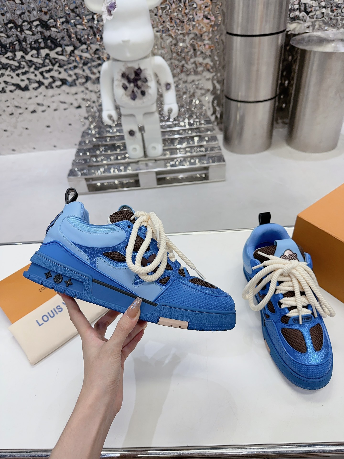： 𝙇𝙑 𝟐𝟎𝟐𝟑/𝐒𝐒 𝐧 𝐞𝐰 Louis Vuitton Walking Skateboarding Shoes Explosion, El LOUIS VUITTON T
