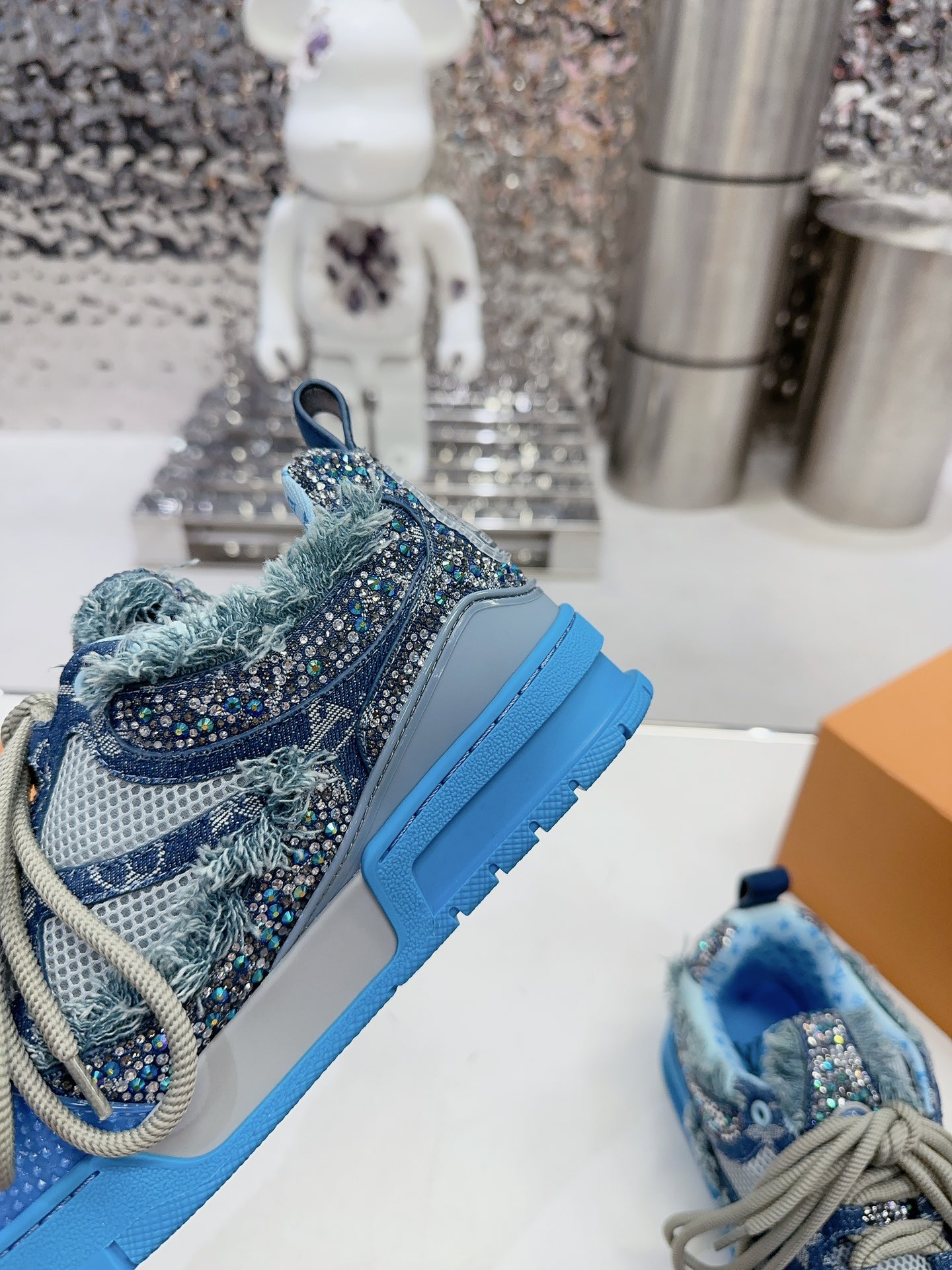 ：【】 𝙇𝙑 𝟐𝟎𝟐𝟑/𝐒𝐒 𝐧𝐞𝐰 Louis Vuitton Walking Skateboarding Shoes Popping up, las LOUIS VUITTO