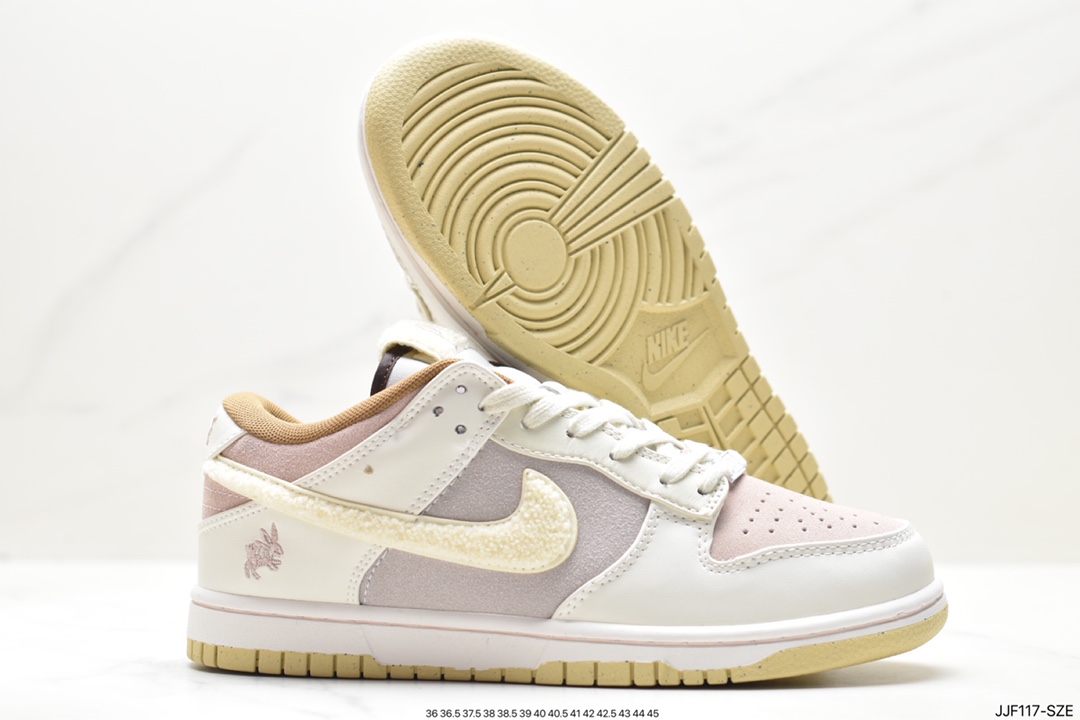 Nike SB Dunk Low ”Year of the Rabbit” dunk series low-top casual sports skateboard shoes ”Light brown beige rabbit” FD4203-211