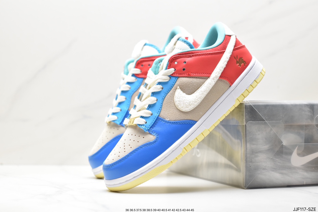 Nike SB Dunk Low ”Year of the Rabbit” dunk series low-top casual sports skateboard shoes ”Light brown beige rabbit” FD4203-211