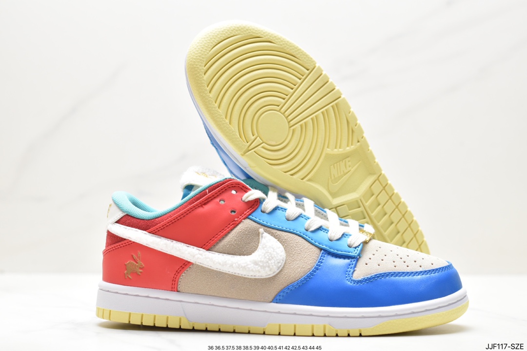 Nike SB Dunk Low ”Year of the Rabbit” dunk series low-top casual sports skateboard shoes ”Light brown beige rabbit” FD4203-211