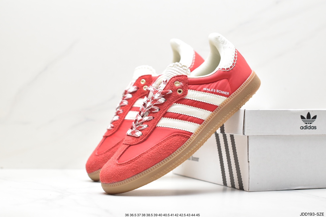 120 Adidas Originals Samba Vegan OG桑巴舞系列绅士德训足球风百搭低帮休闲运动板鞋 GZ4730