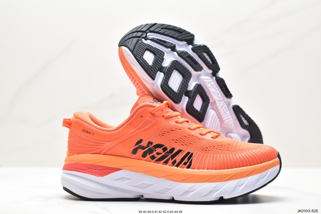 160 HOKA ONE ONE Bondi 7 余文乐同款 机能缓震跑鞋 1110519