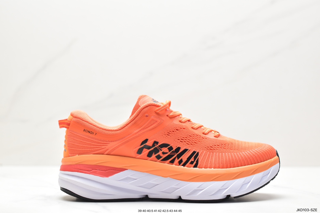 160 HOKA ONE ONE Bondi 7 余文乐同款 机能缓震跑鞋 1110519