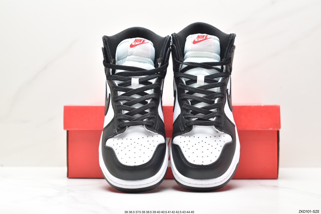 Nike Wmns SB Dunk High ”Panda” dunk series high-top casual sports skateboard shoes DD1399-103