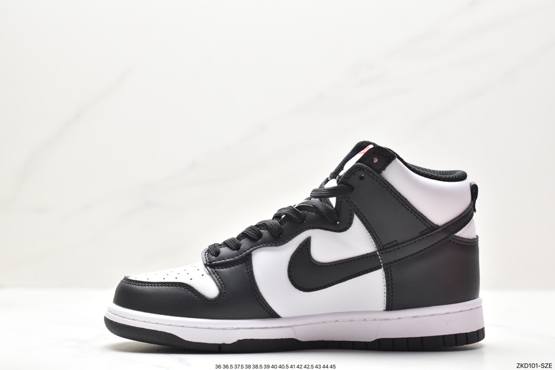 Nike Wmns SB Dunk High ”Panda” dunk series high-top casual sports skateboard shoes DD1399-103