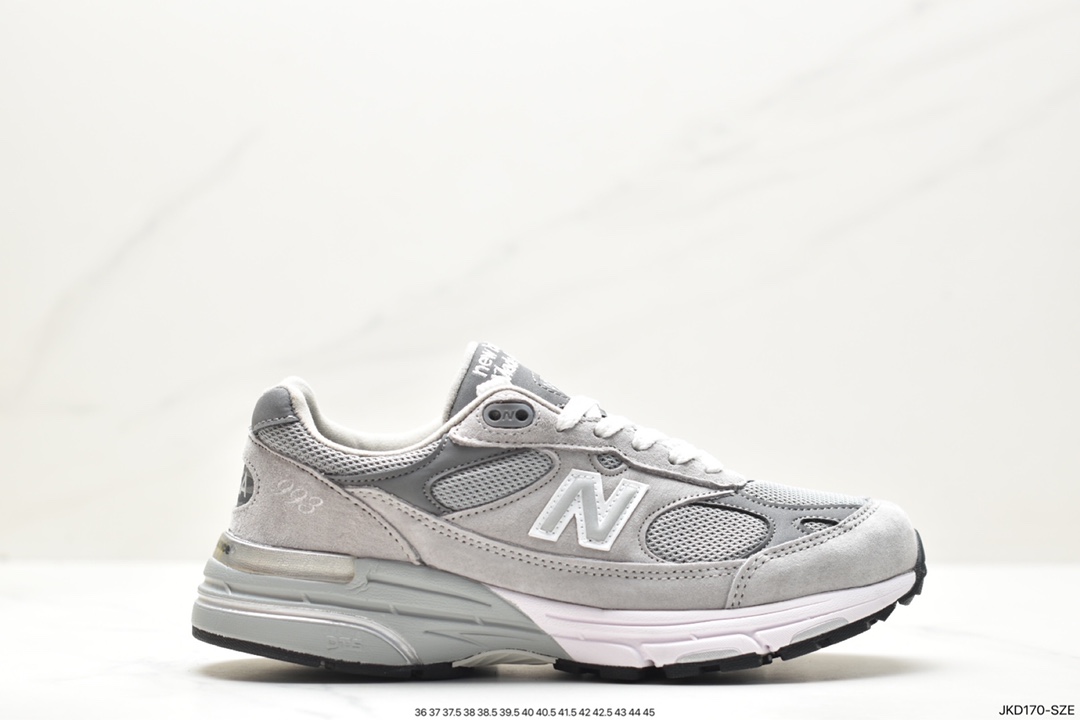 New Balance Made in USA MR993 series American-made classic retro casual sports all-match dad running shoes MR993BK