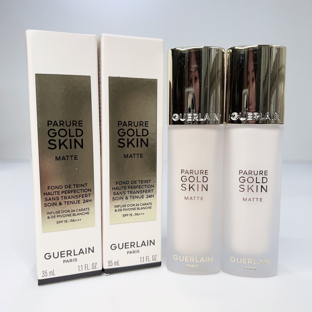 130. Nueva versión de la base de maquillaje Guerlain Gold Dust / mate 130. Nueva versión de la base de maquillaje Guerl…