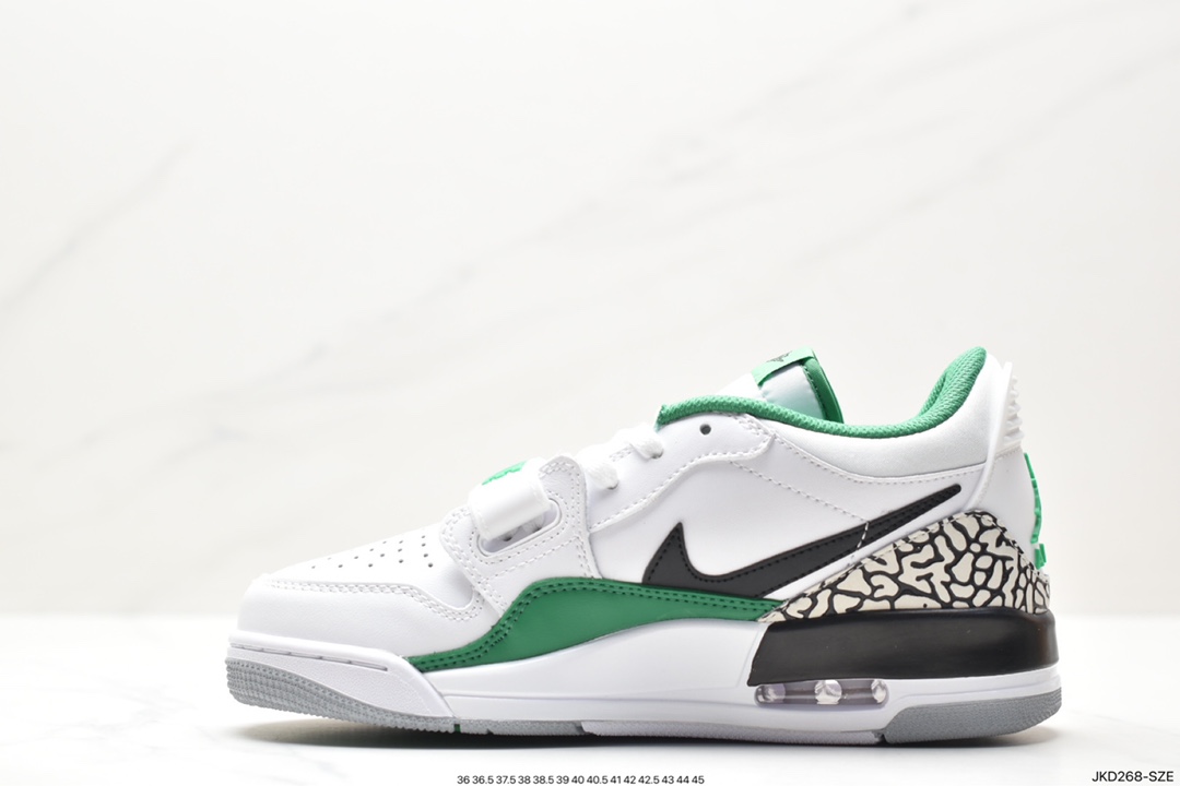 160 耐克Nike Air Jordan Legacy 312 Low White/Pine Green 篮球鞋 FN3406-101