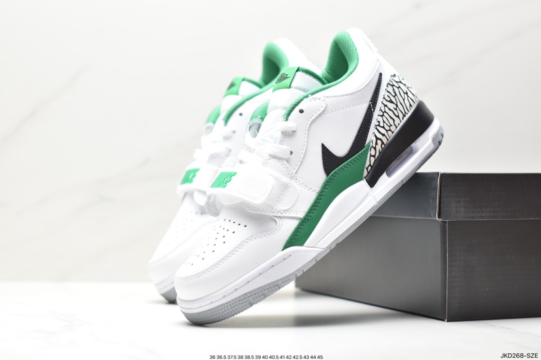 Nike Air Jordan Legacy 312 Low White/Pine Green Basketball Shoes FN3406-101