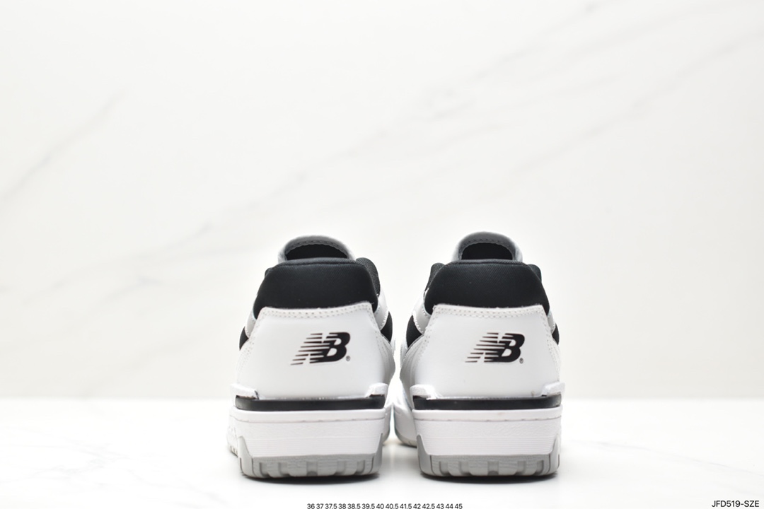 170 New Balance 55系列 白黄绿 新平衡皮面中性休闲跑鞋 BB550NCL