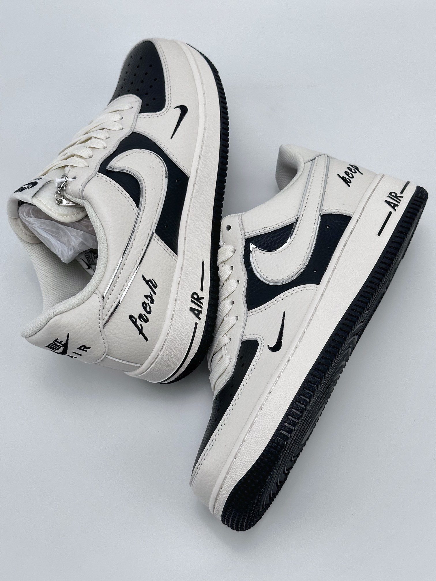 Nike Air Force 1 Low 07 Black and White Splicing BM2023-102