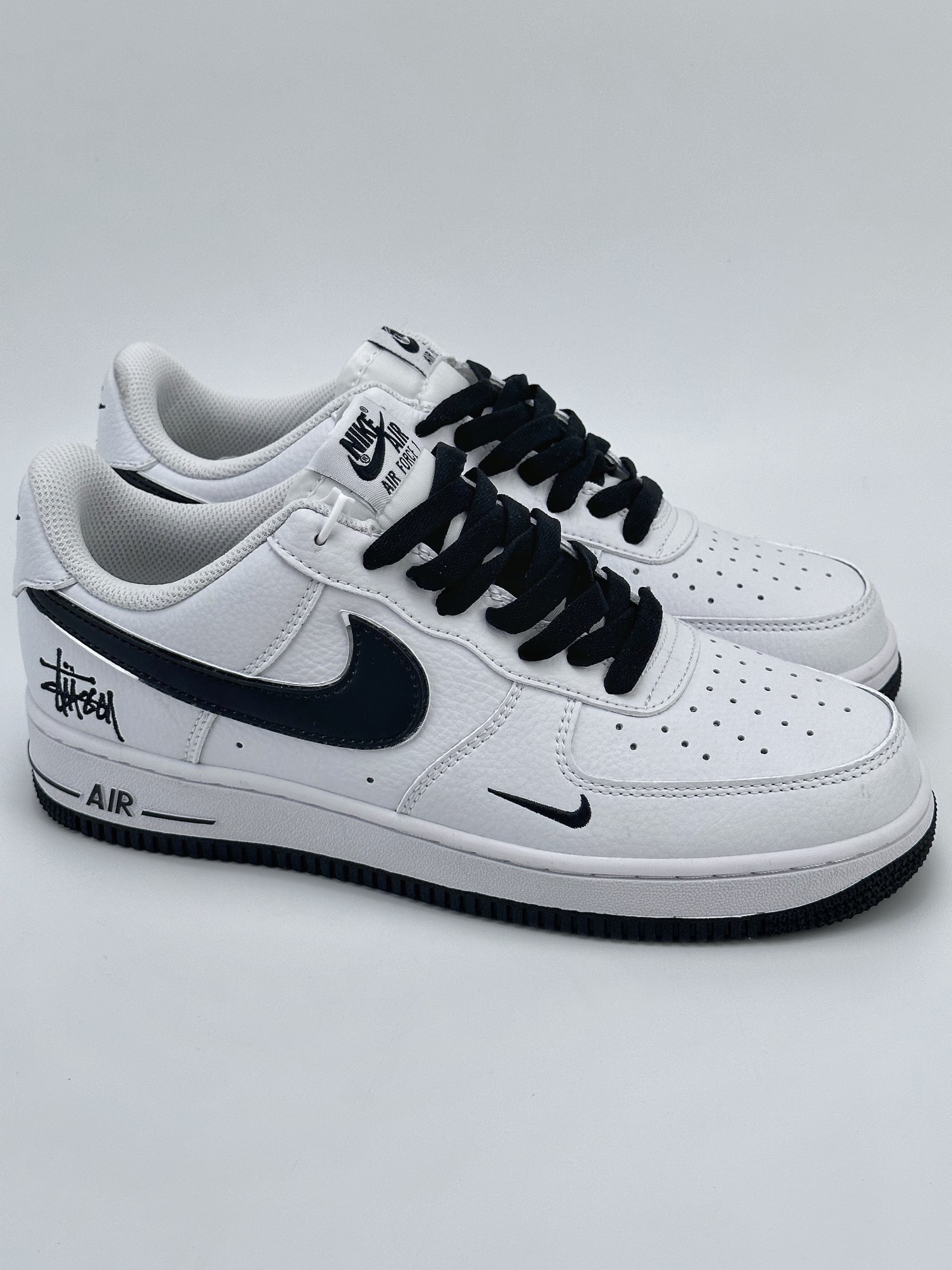 Nike Air Force 1 Low 07 Signature Black and White CW2288-111