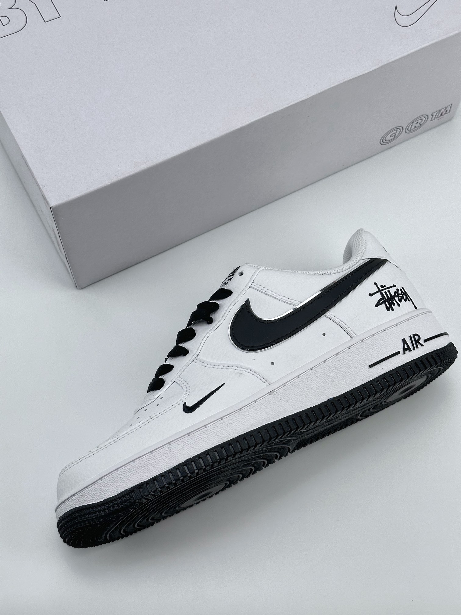 Nike Air Force 1 Low 07 Signature Black and White CW2288-111