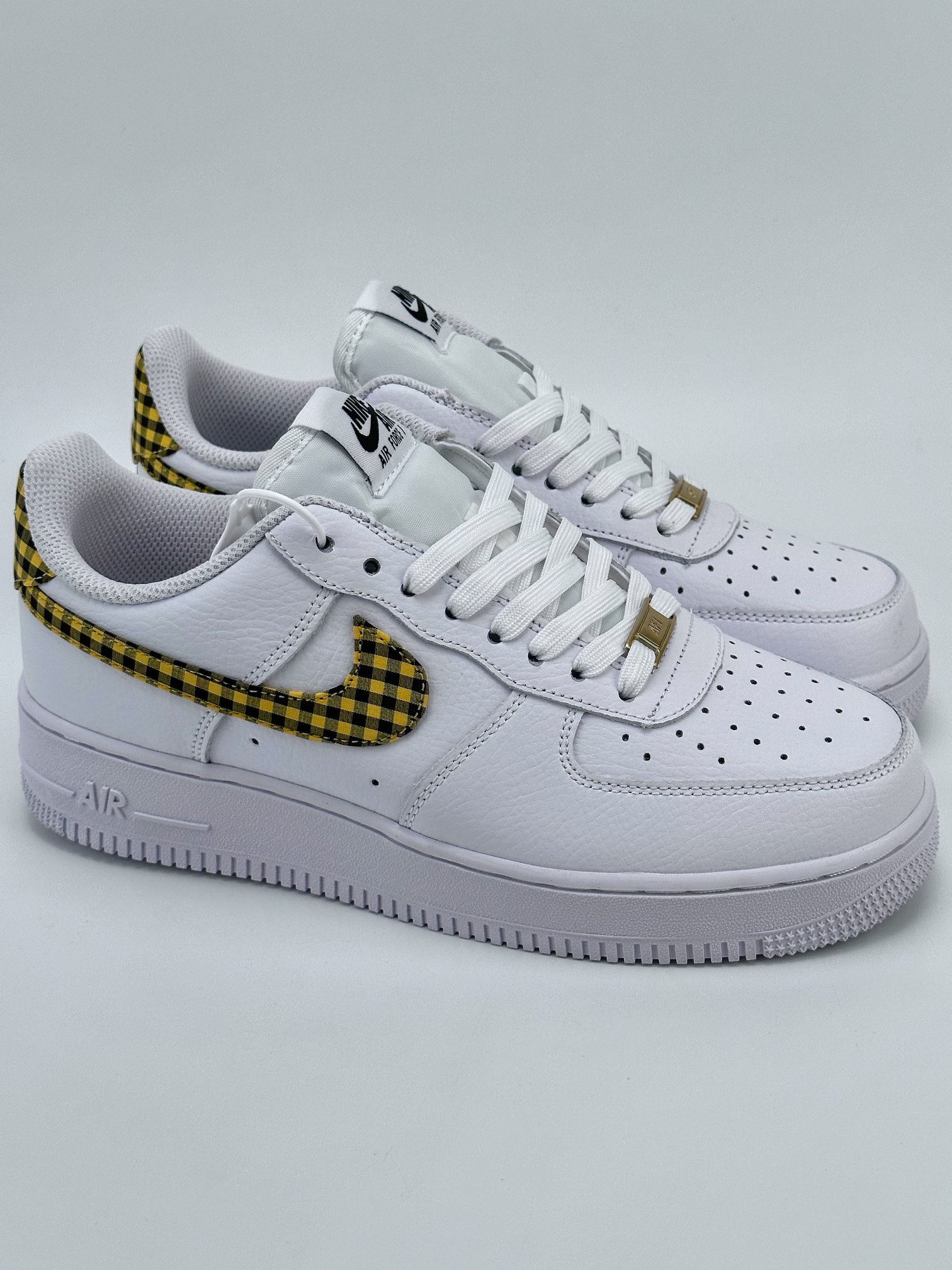 200 Nike Air Force 1 Low 07 黑黄格子勾 DZ2784-102