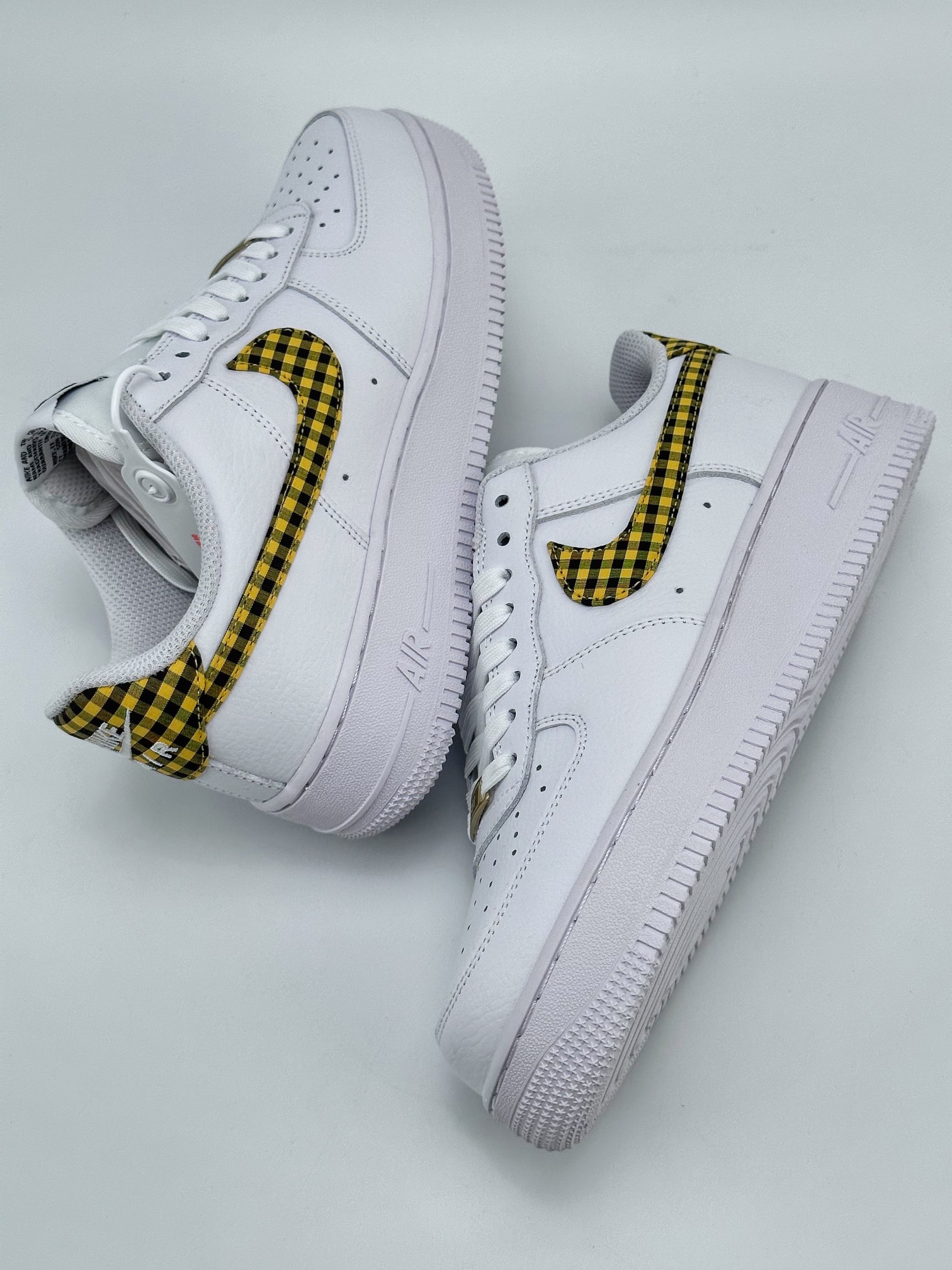 200 Nike Air Force 1 Low 07 黑黄格子勾 DZ2784-102