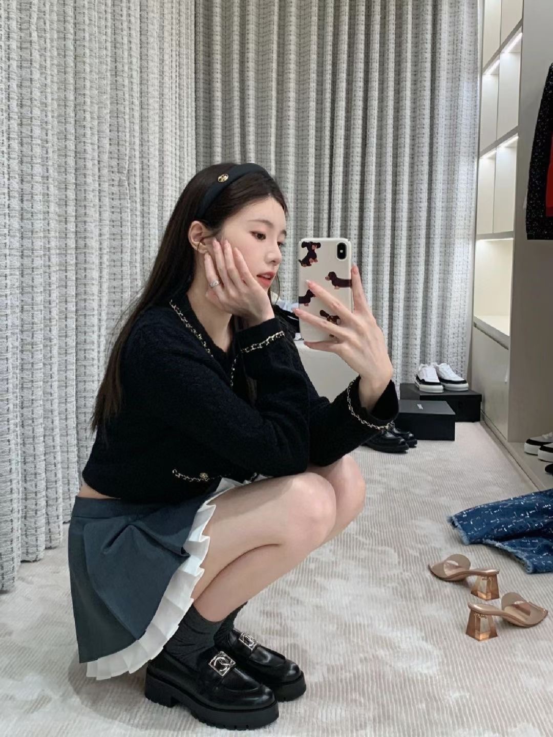 NO:164117,Little Red Book Planting Sketches, Loafers, Loafers19860909小红书种草图,乐福鞋,loafers,Women's Shoes