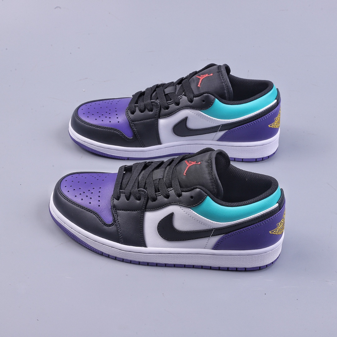 Air Jordan 1 Low 白黑紫 553558-154