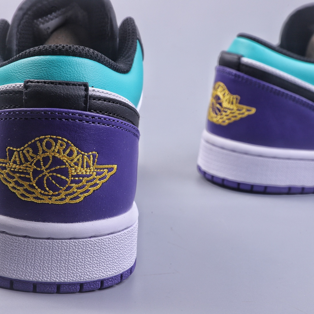 Air Jordan 1 Low 白黑紫 553558-154