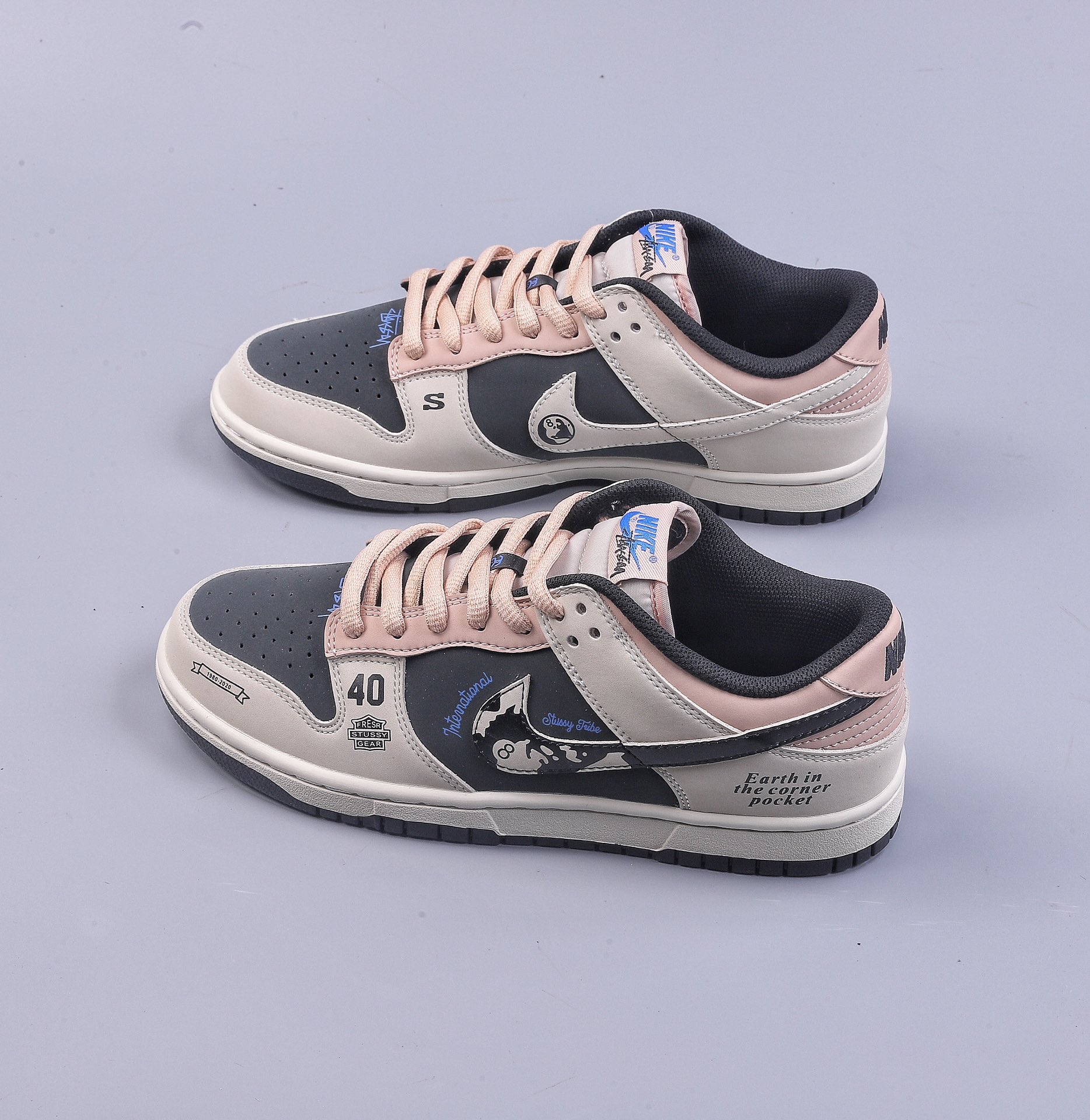 DK Nk SB Dunk Low 斯图西联名 低帮休闲板鞋 ST6636-001