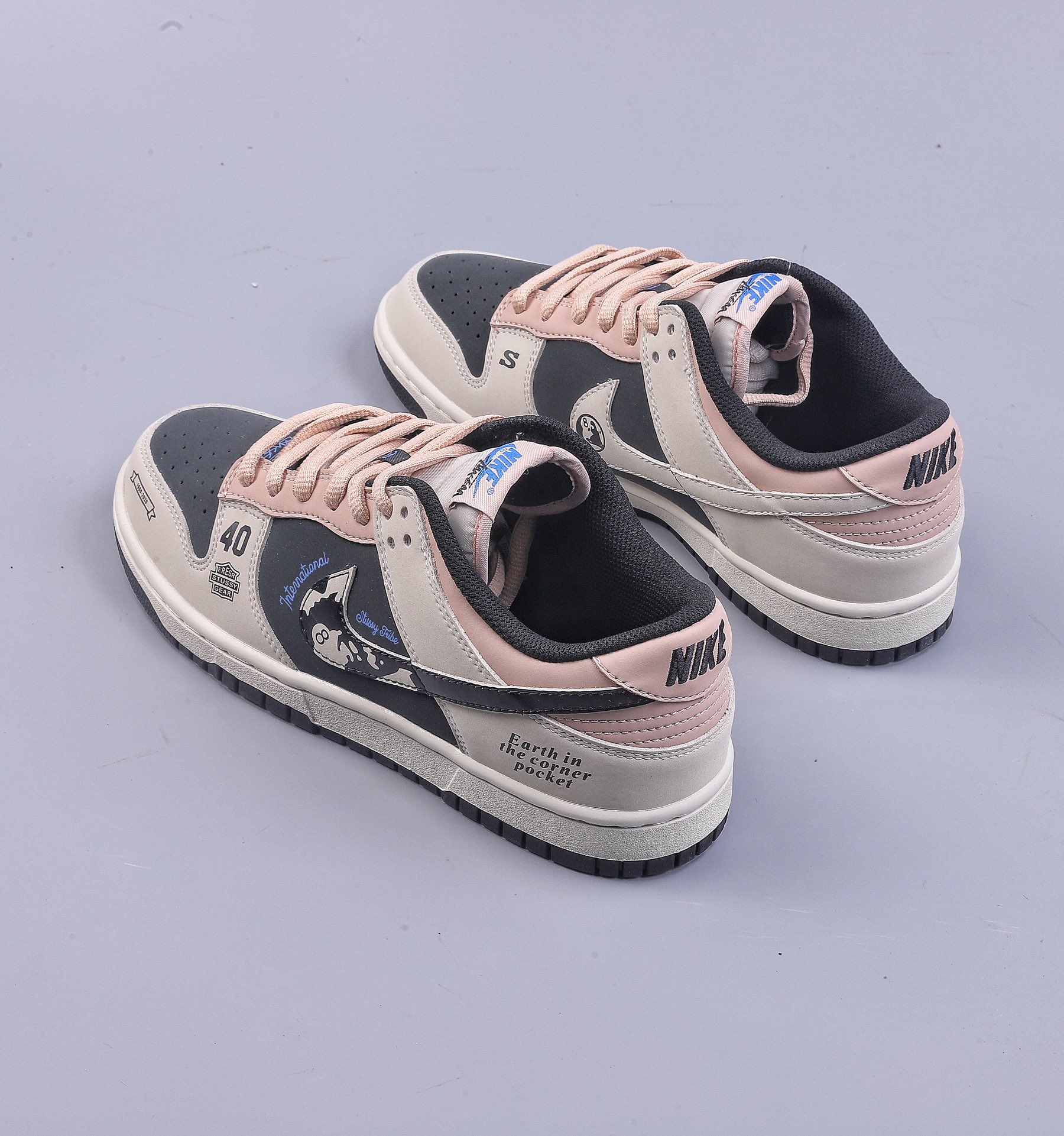 DK Nk SB Dunk Low 斯图西联名 低帮休闲板鞋 ST6636-001